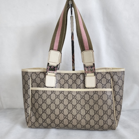 GUCCI Sherry Line Tote Bag - Picture 1 of 12